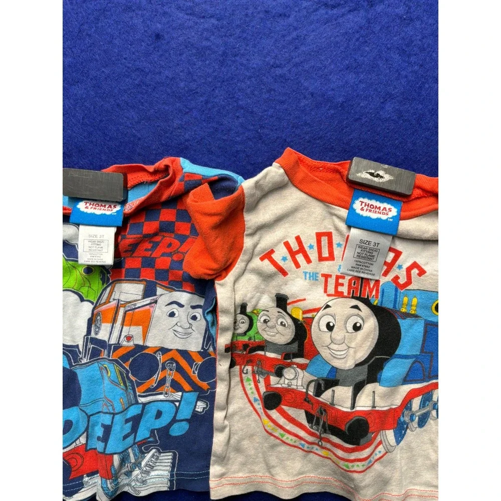 Traincore Toddler Thomas & Friends‎ Pajama Tops 2pk 3T Blue Orange